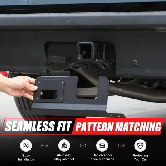 Trailer Hitch Receiver Tow Filler Plate Cover Guard Fits Ford Maverick 2022-2025