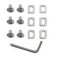 thumbnail image 4 of Road Bike Bicycle Pedal Cleats 6X Washers + 6X M5 Screws for Keo for Spd, 4 of 8