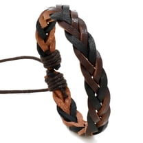DESIGNICE Men'S Bracelet Leather Bracelet for Men String Bracelet