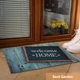 thumbnail image 2 of Vintage Wooden Welcome Home Door Mat, Indoor Outdoor Doormat Entryway Non-Slip Absorbent Mud Trapper Mats, Floor Mats, Soft Washable Mats Door Carpet for Entryway Bathroom Kitchen Bedroom, 2 of 6