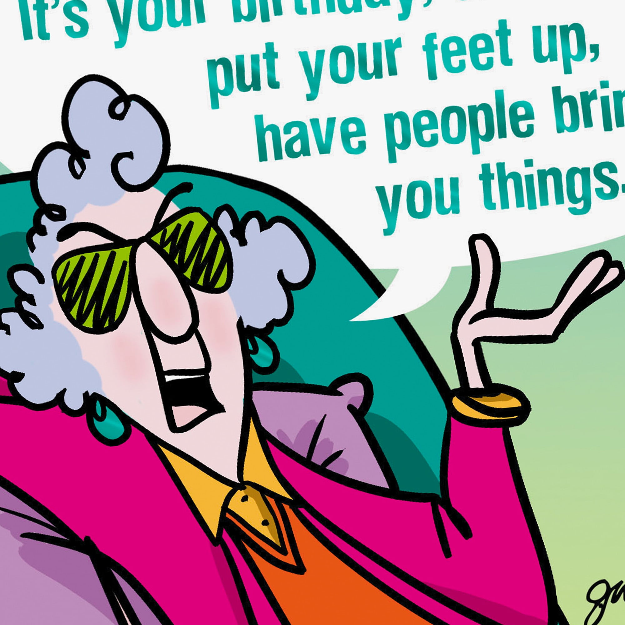 Hallmark Shoebox Maxine Funny Birthday Card for Her (Pretend You're a Man)