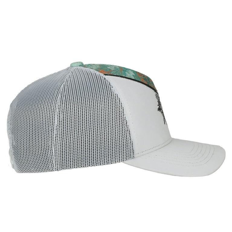 Realtree Men's Structured 5-Panel Cap, Miami Camo Fishing Hat