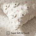 thumbnail image 3 of Gaiwos Easter Pillow Covers, 3D Bunny Embroidered Holiday Accent Pillowcases, Soft Fuzzy Spring Pillow Covers, Easter Home Decorations for Sofa, Bedroom & Nursery, 18 * 18 inch, 3 of 8