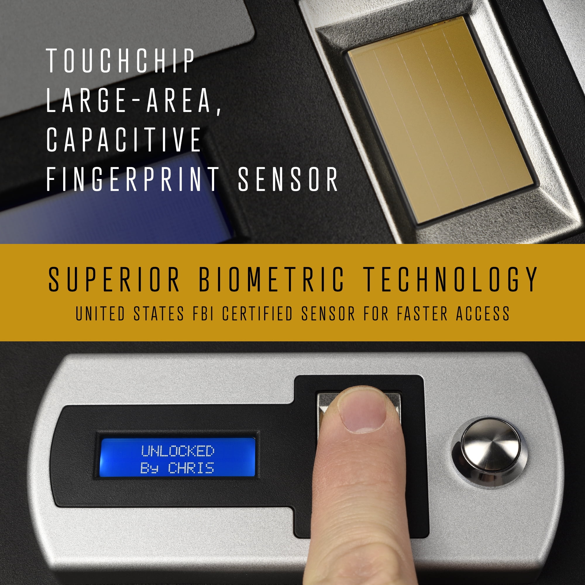 Verifi Smart Safe S4000 Biometric Gun Safe with FBI Certified Fingerprint Sensor