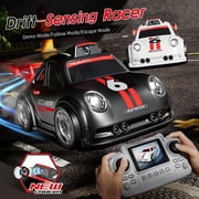 Mini RC Racing Cars with Camera, RC Drift Car with Follow, Escape, One-Click Demo Mode, Real-time Video Transmission Allows for Taking Photos (A)