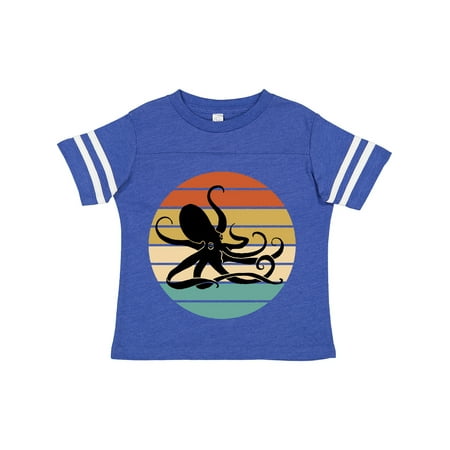 

Inktastic Octopus Vintage Sunset Gift Toddler Boy or Toddler Girl T-Shirt