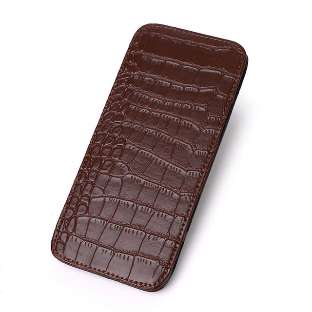 Cartera larga de piel de cocodrilo, versión coreana, tarjetero, billetera mágica