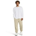 thumbnail image 3 of Men's Under Armour Rival Fleece Puddle Pants Color: Khaki Base Size: M, 3 of 4