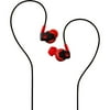 Cavern Flux Premium Earbuds - Black/Red, Model 10268