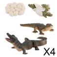 thumbnail image 1 of 4xSimulación Del Ciclo De Vida Natural Del Crecimiento De Un Caimán, Juguetes De Aprendizaje De Biología Para Niños, 1 of 8