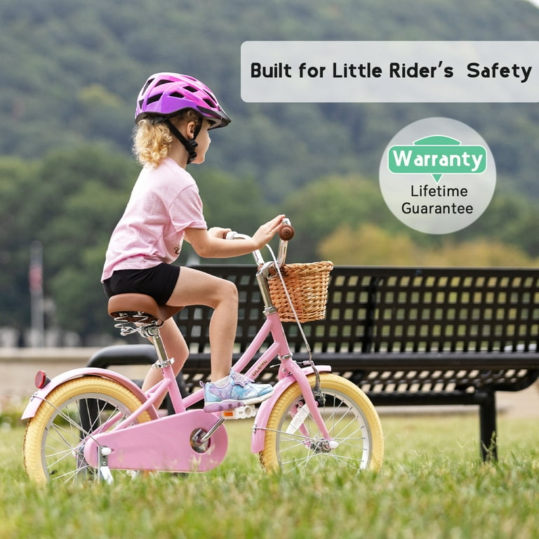 Glerc Little Molly 18 inch Kids Girls Bike for 5-9 Years Old Child