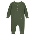 thumbnail image 5 of Modern Moments by Gerber Baby Boy Waffle Long Sleeve Romper, Sizes 0/3-24 Months, 5 of 8