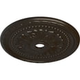 thumbnail image 3 of 31 1/2"OD x 3 5/8"ID x 1 3/4"P Palmetto Ceiling Medallion (Fits Canopies up to 7 5/8"), Hand-Painted Stone Hearth, 3 of 5