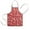 Red Christmas Santa, variant on Red Christmas Snowflake and Plaid Pattern Kids Aprons for Girls and Boys,Adjustable Neck Strap Toddler Aprons for Kids Cooking Baking