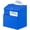 Blue, variant on Suggestion Box with Lock and 50 Free Suggestion Cards, Metal Wall Mounted Ballot, Donation and Collection Key Drop Box with Slot & 2 Keys, 8H x 5.7W x 7L Inch, Black