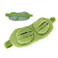 thumbnail image 5 of Antifaz para dormir Shinywear, bonito conejo de felpa, con los ojos vendados, verde, 5 of 5