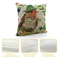 thumbnail image 4 of Chilfamy Christmas Wreath Throw Pillow Covers Winter Animal Lovely Bird Decorative Farmhouse Pillow Cover Xmas Pillowcase Cushion Cover Holiday Outdoor Decorations (Xmas-Bird), 4 of 5