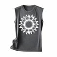 thumbnail image 3 of gbyLJF Sleeveless Graphic Tees Racerback Tank Tops Women Women's Flowy Tank Tops Plus Size Ribbed Tank Tops, 3 of 4