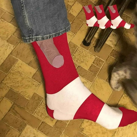 

Aueoeo 3pcs New Style Personality Funny Socks 2022 Adult Spoof Medium Tube Socks Clearance