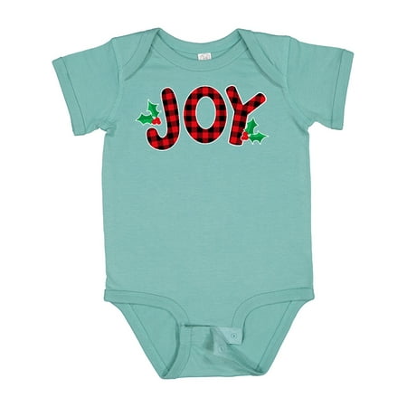 

Inktastic Plaid Holly Joy Gift Baby Boy or Baby Girl Bodysuit