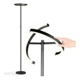 thumbnail image 3 of Brightech Halo Split LED Torchière Lumineux Debout Lampadaire, Finition Noir Jais, 3 of 11