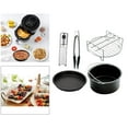 thumbnail image 1 of 5x Air Fryer Accessories Double Grill Rack Air Fryer Baking 9in, 1 of 8