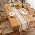 thumbnail image 3 of Farmhouse Rustic Table Runner for Dinning Table Decor with Tassel, 3 of 5