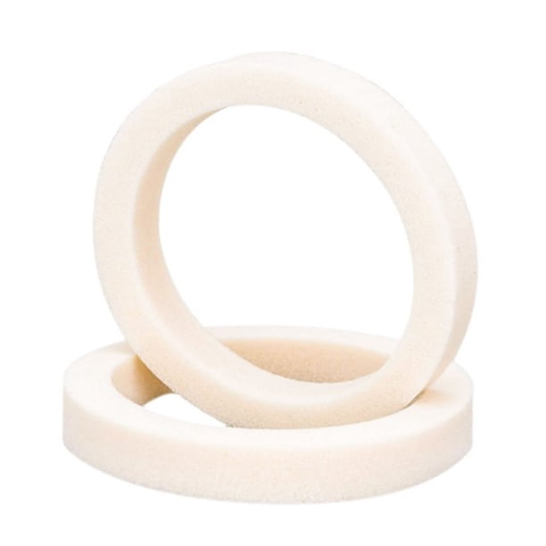 2 esponjas absorbentes de aceite para horquilla delantera de bicicleta, anillo de alta densidad, espuma sellada con aceite para bicicleta de montaña y carretera plegable, 35 mm/1,37 pulgadas
