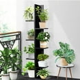 thumbnail image 5 of Costway 7-Tier Bookshelf Bookcase Plant Display Shelf Rack Storage Holder Wooden Black, 5 of 12