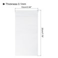 thumbnail image 2 of Unique Bargains Flat Open Clear Poly Bags,PE Plastic 4Mil 3.94'x7.78'For Clothes Daily Items Packing Storage 100pcs, 2 of 6
