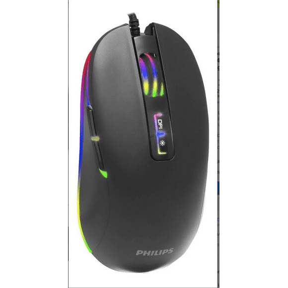 Mouse Gamer Philips RGB con 7 Botones configurables SPK9414 Philips Mouse Gamer /Philips /RGB