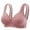 Pink, variant on Azrian Womens Plus Size Bras,Women Plus Size Solid Color Steel Non-Magnetic Buckle Underwear Brasp