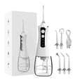 thumbnail image 1 of Irrigador dental inalámbrico para limpieza de dientes y encías, 5 puntas incluidas, recargable con una batería de gran duración. Elimina la acumulación de placa, 1 of 5