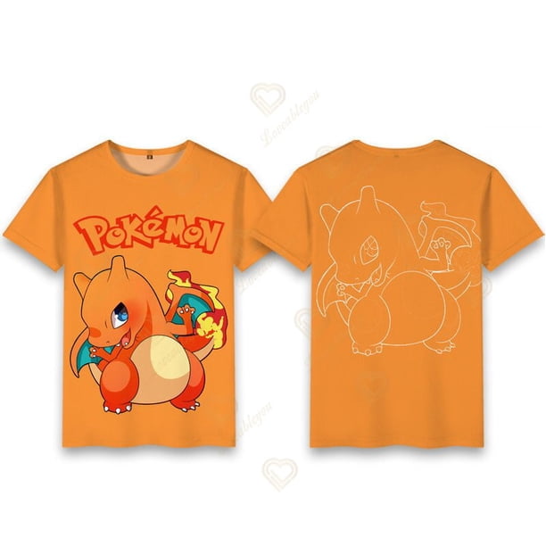 Camiseta de Pokémon para niños y niñas, ropa de calle Unisex, Tops de moda, camiseta informal de Hip Hop, novedad, gran oferta qym unisex