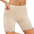 thumbnail image 2 of 6 Pack Women's Underwear Lace Short With Pockets Comfortable Skirts Casual Comfort Flex Fit Bikini, 2 of 5