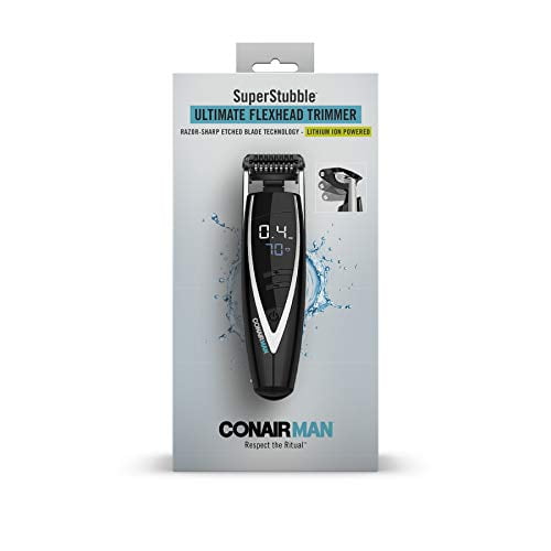 conairman super stubble ultimate flexhead trimmer walmart