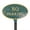 Green/Gold, variant on 6" x 10" Small Oval No Parking Statement Plaque Sign with Lawn Stake - Green/Gold