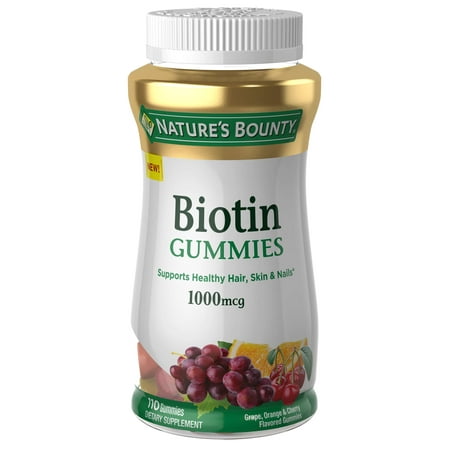 Nature's Bounty® Biotin, 110 Gummies (The Best Biotin Supplement)