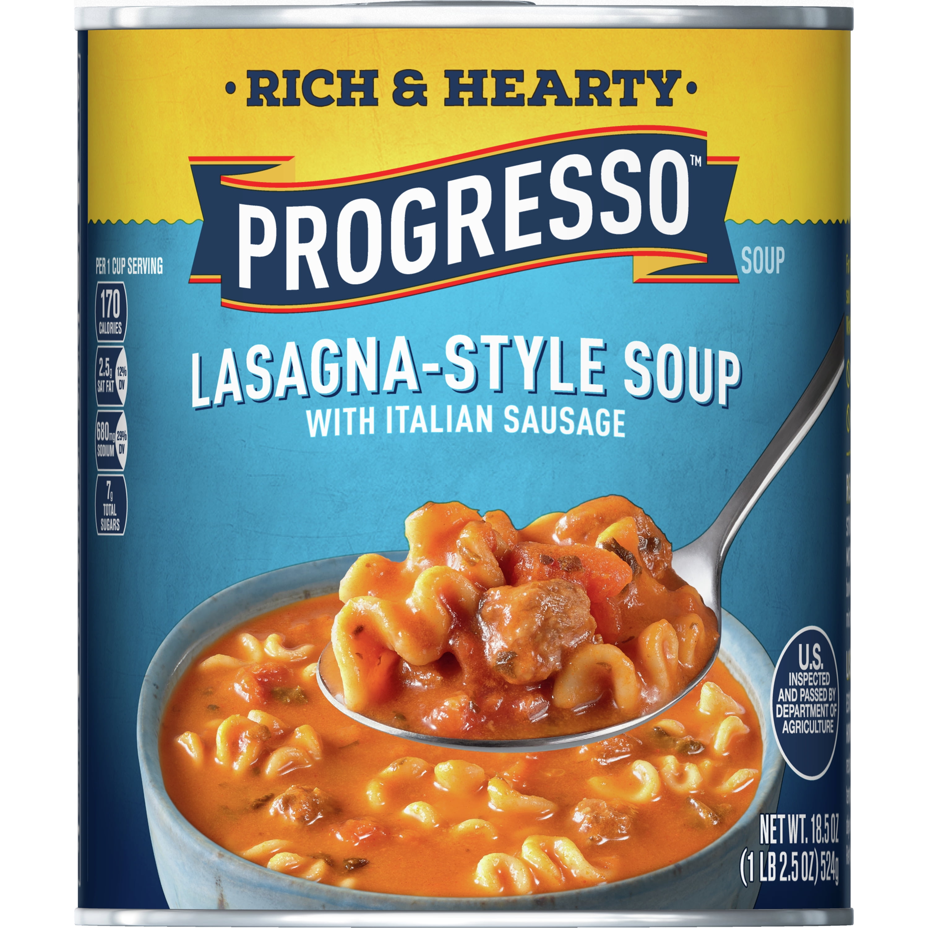 Progresso Rich & Hearty, Lasagna Style Soup, 18.5 oz