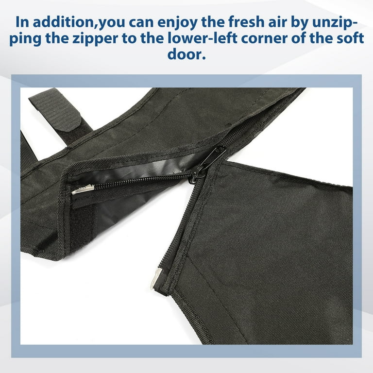 Kojem Soft Upper Door Set for Kawasaki Teryx4 2012-2022, 4-Seat