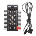 thumbnail image 1 of Cooler Hub 4-Pin PWM Cooler Connector Adaptador de controlador de velocidad de PC Accesorio de divisor de hub de ventilador de computadora, IDE Eigraketly EL001456-02, 1 of 2