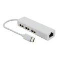 thumbnail image 1 of USB 3.1 Tipo-C a USB 3.0 Hub de 3 puertos Adaptador de Internet Ethernet de alta velocidad C Tmvgtek Componentes de Computadoras, 1 of 6