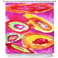 thumbnail image 1 of Shower Curtains 70" x 73" from DiaNoche Designs by Marley Ungaro - Artsy Tutti Frutti, 1 of 1