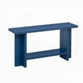 thumbnail image 5 of Vintage Ash Wood Veneer Console Table having T-Leg Structure, Great for Entryway & Living Room, 5 of 8