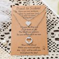 thumbnail image 2 of Mother Daughter Necklace Set Of 2 Matching Heart Necklaces Ladies Girls Mother's Day Gifts For Mom IThe Best Gift for A Loved One, 2 of 7