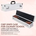 thumbnail image 2 of Caja de cuchillo Chef Caja de almacenamiento bloqueable Insertos Insertos Caderas Caja Utensilios Caja de almacenamiento Caja de bloqueo de cuchillo, 2 of 10