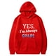 thumbnail image 1 of Gibobby Sudadera oversize mujer, Sudadera con capucha para mujer(RD1,XG), 1 of 4