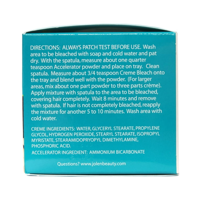 4 Pack - Jolen Creme Bleach Original Lighten Dark Hair 4oz Each