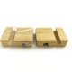 thumbnail image 4 of Base de madera personalizada para teléfono móvil, tableta o cualquier otro teléfono móvil. Base de madera con doble ranura para sentarse. Venta al por mayor., 4 of 7