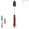 thumbnail image 1 of FSLiving Suspension Réglable 10W Lumière de Piste en H Rétractable avec Abat-Jour en Fer Moderne Minimaliste Longueur Réglable pour Décoration Intérieure, Marron - 1 Lumière, 1 of 7